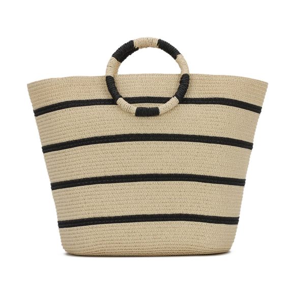 Straw Handbags Tote Bag Summer Beach Bag Straw Woven Straw Beach :] - Picture 1 of 7